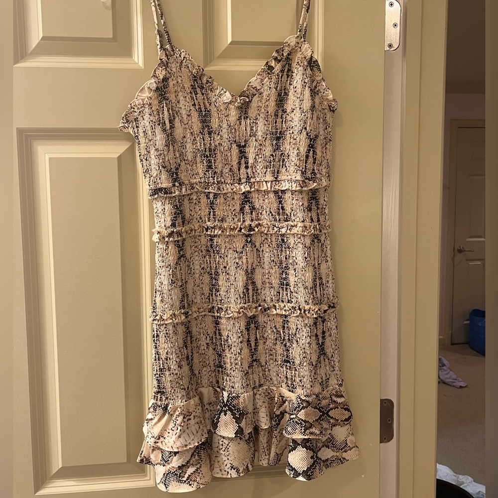 snakeskin dress from olivaceous size medium